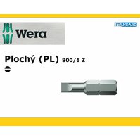 Bit PL 4,0x0,5x25mm Standard, WERA 800/1 Z , Wera - Doprodej (4ks)