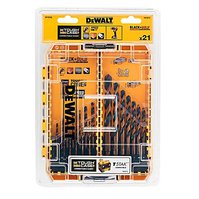 Sada vrtáků do kovu Black&Gold DT70755 21dílů 1-12mm DeWalt